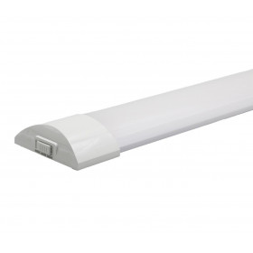 Φωτιστικό Πάγκου LED 18W 3000K-6000K 60cm Με Διακόπτη Λευκό 3-91882 ADELEQ