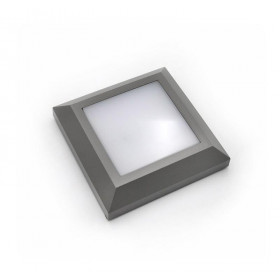 Πλαφονιέρα LED 4W 3000k Γκρι 3-9706 ADELEQ