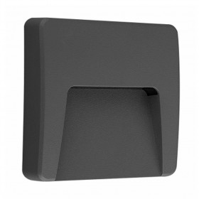Απλίκα LED 3W 3000K Γραφίτης 3-9731 ADELEQ