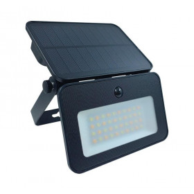 Ηλιακό Φωτιστικό LED 6W 3000k-6000k Μαύρο Με Αισθητήρα Κίνησης 5-00611 ADELEQ