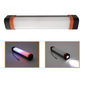 Πολυφωτιστικό LED 5W 5000k-6000k Φορητό Μαύρο Και Πορτοκαλί 5-02 ADELEQ