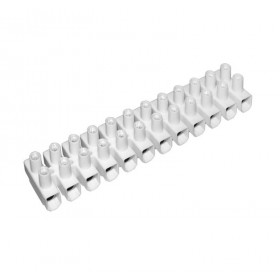 Κλέμμα Σειράς 12Ρ Λευκό (PP) 16mm² ADELEQ
