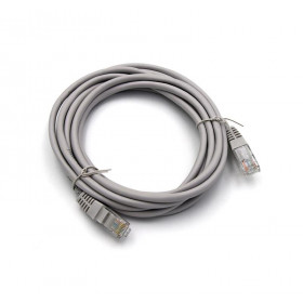 Patch Cord Χαλκού 3m Cat.5e UTP Γκρί FREDER