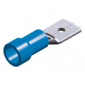 Ακροδέκτης Fast-On Μονωμένος Αρσενικός Μπλε 2.8mm
