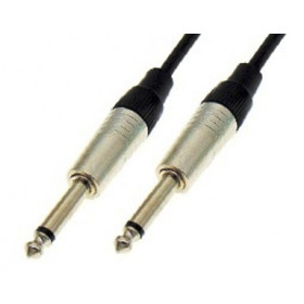 Καλώδιο Ήχου 6.3mm Mono Αρσενικό Σε 6.3mm Mono Αρσενικό 5m Μαύρο OWI