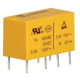 Ρελέ Μινιατούρας 2P 5V DC 1A DSY2Y-205L SANYOU