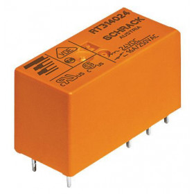 Ρελέ Μίνι 1P 24V DC 16A RT314024 SCHRACK