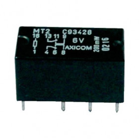 Ρελέ Μινιατούρας 2P 6V DC 1.25A C93428 SCHRACK
