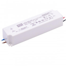 Τροφοδοτικό 60W Με Έξοδο 24VDC 2.5A IP67 LPV60-24 MEAN WELL