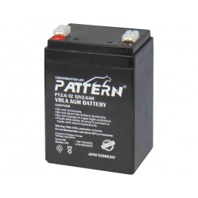 Μπαταρία Μολύβδου Κλειστού Τύπου 12V 2.6Ah PT2.6/12 PATTERN