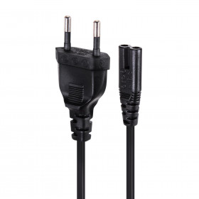 Καλώδιο Τροφοδοσίας Συσκευών 2X0.75mm² 1.8m Μαύρο OUS