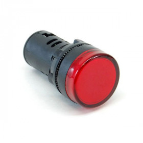 Ενδεικτική Λυχνία Πόρτας LED Φ22 Κόκκινο 230VAC AD22-22DS KND ELECTRIC