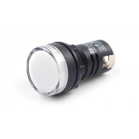 Ενδεικτική Λυχνία Πόρτας LED Φ22 Λευκό 230VAC AD22-22DS KND ELECTRIC