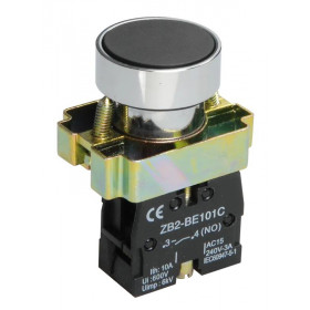 Μπουτόν Πόρτας Φ22 1NO Μαύρο LAY5-BA21 KND ELECTRIC