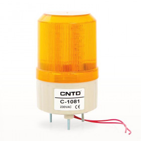 Φάρος LED Flash 230VAC 85x160mm Κίτρινος C-1101 CNTD