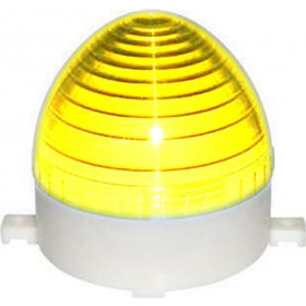 Φάρος LED Strobe 230VAC 85x75mm Κίτρινος C-3072 CNTD