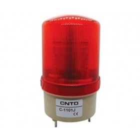 Φάρος LED Flash 230VAC 85x160mm Κόκκινος Με Buzzer C-1101 CNTD