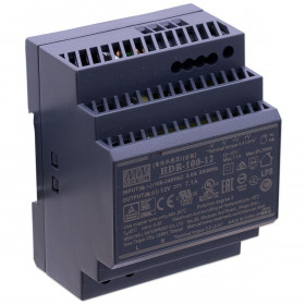 Τροφοδοτικό Ράγας 85.2W Με Έξοδο 12VDC 7.1A HDR100-12 MEAN WELL