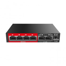 Ethernet Switch 6P 100Mbps & PoE+ P106C NETIS