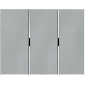 Μετώπη Διακόπτη Τριπλού Inox K.5 BERKER
