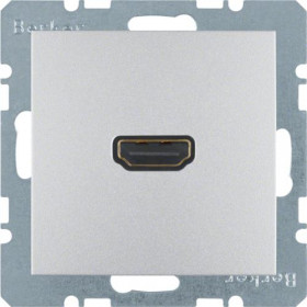 Πρίζα HDMI Με Γωνία Σύνδεσης 90° Αλουμίνιο S.1/B.x BERKER