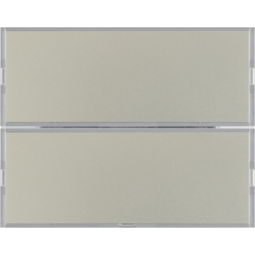 Μετώπη Bus Coupler KNX 2 Πλήκτρων Inox Κ.5 BERKER