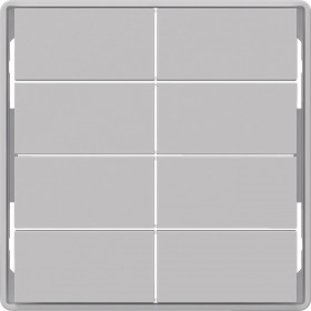 Μετώπη Bus Coupler KNX 4 Πλήκτρων Αλουμίνιο Q.x BERKER