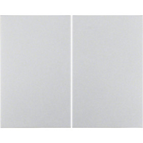 Μετώπη KNX Ασύρματη 2 Πλήκτρων Αλουμίνιο K.5 85146177 BERKER