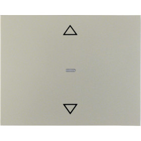 Μετώπη KNX Ασύρματη 1 Πλήκτρου Ρολών Inox K.5 85245273 BERKER