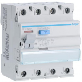 Ρελέ Διαρροής AC 4P 25A 300mA CFC425H HAGER