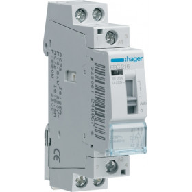 Ρελέ Ισχύος Ράγας 2P 16A 2NO 230V Με Χειρισμό ERC216 HAGER