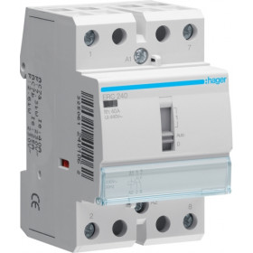 Ρελέ Ισχύος Ράγας 2P 40A 2NO 230VAC Με Χειρισμό ERC240 HAGER