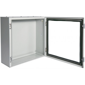 Ερμάριο Μεταλλικό 600x600x250mm IP65 Διάφανη Πόρτα FL166A HAGER
