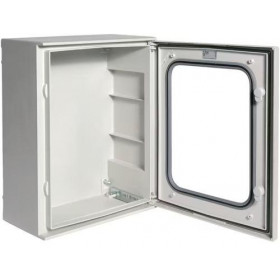 Ερμάριο Πολυεστερικό 500x400x200mm IP66 Διάφανη Πόρτα FL263B HAGER