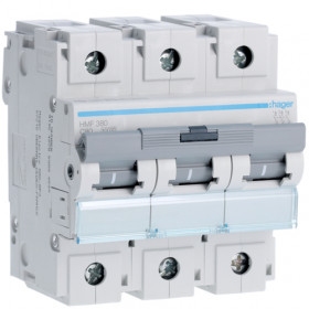 Αυτόματη Ασφάλεια 3P C 80A 10kA HMF380 HAGER