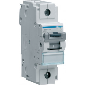 Αυτόματη Ασφάλεια 1P C 10A 50kA HMX110 HAGER