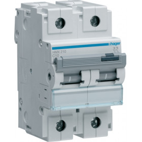 Αυτόματη Ασφάλεια 2P C 10A 50kA HMX210 HAGER