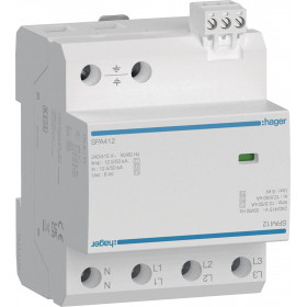 Αντικεραυνικό T1+T2+T3 3P+N 12,5kA/P SPA412 HAGER