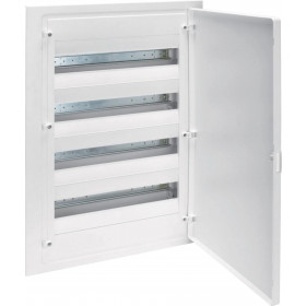 Πίνακας Χωνευτός 4 Σειρών 18 Στοιχείων Λευκός Αδιάφανη Πόρτα GOLF  VF418PA HAGER