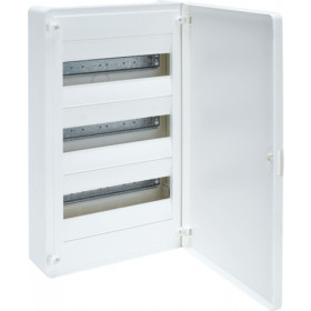 Πίνακας Επίτοιχος 3 Σειρών 12 Στοιχείων Λευκός Αδιάφανη Πόρτα GOLF VS312PA HAGER