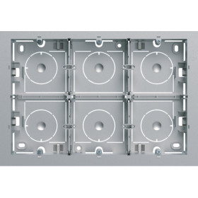 Κουτί Επίτοιχης Εγκατάστασης 16 Στοιχείων Σε 2 Σειρές Αλουμίνιο WXA686T HAGER