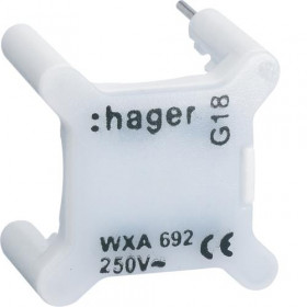 Ενδεικτική Λυχνία LED Λευκό 230V AC WXA692 HAGER