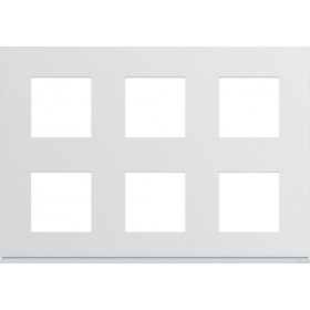 Πλαίσιο 12 Στοιχείων Σε 3 Θέσεις, 2 Σειρές  Λευκό Gallery WXP0086 HAGER