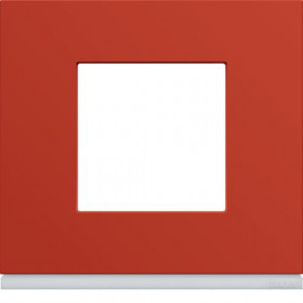 Πλαίσιο 2 Στοιχείων Κόκκινο Gallery WXP0602 HAGER