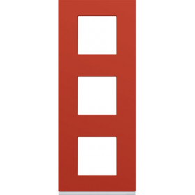 Πλαίσιο 6 Στοιχείων Σε 3 Θέσεις Κάθετο Κόκκινο Gallery WXP0643 HAGER