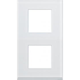 Πλαίσιο 4 Στοιχείων Σε 2 Θέσεις Κάθετο Λευκό Gallery WXP4042 HAGER