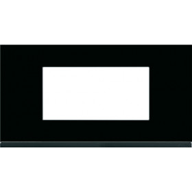 Πλαίσιο 4 Στοιχείων Μαύρο Gallery WXP4104 HAGER