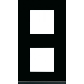 Πλαίσιο 4 Στοιχείων Σε 2 Θέσεις Κάθετο Μαύρο Gallery WXP4142 HAGER