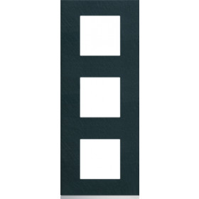 Πλαίσιο 6 Στοιχείων Σε 3 Θέσεις Κάθετο Ανθρακί Gallery WXP4443 HAGER