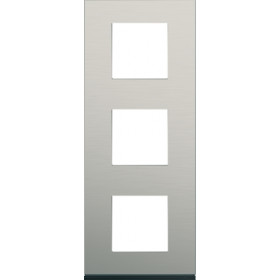 Πλαίσιο 6 Στοιχείων Σε 3 Θέσεις Κάθετο Αλουμίνιο Antique Gallery WXP4543 HAGER